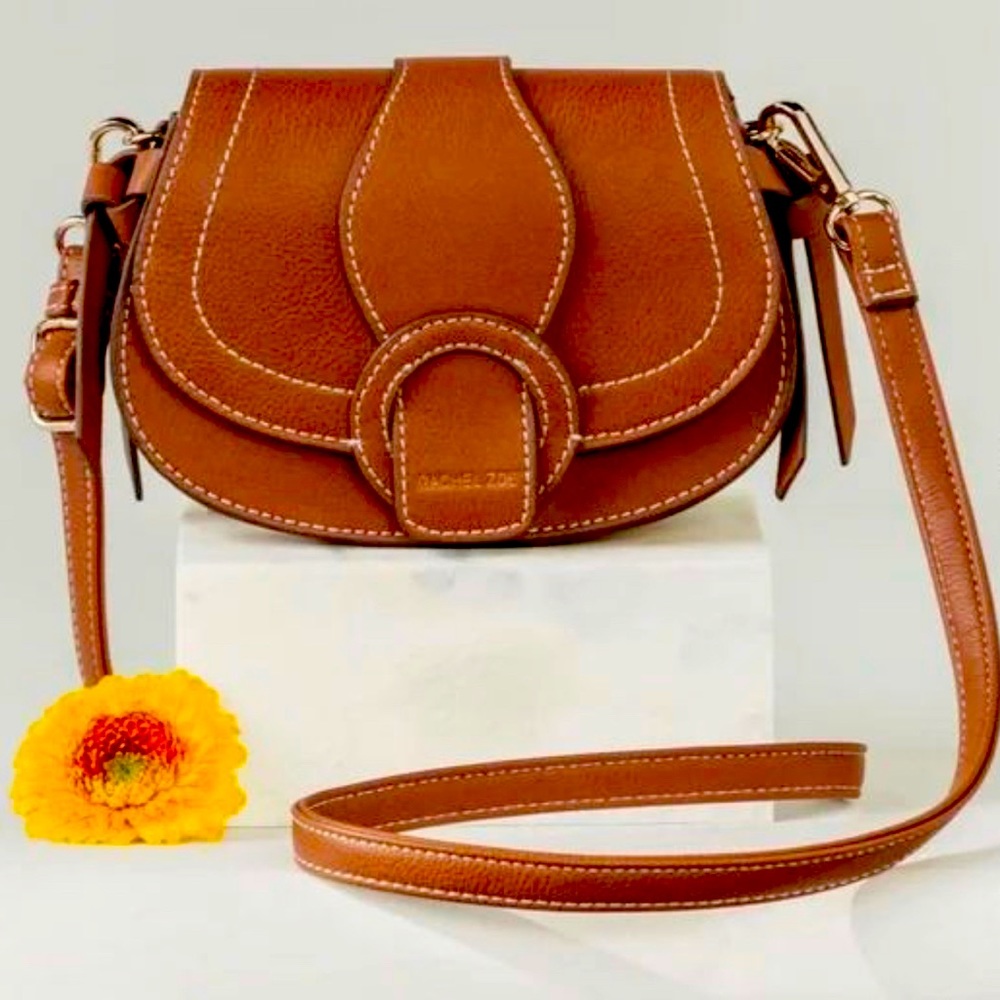 Rachel Zoe Crossbody Saddle Bag Convertible Purse NWT Vegan NEW Belt Bag